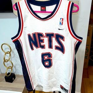 NBA Authentic- Men’s NETS “Retired 2015”Kenyon Martin #6 Jersey